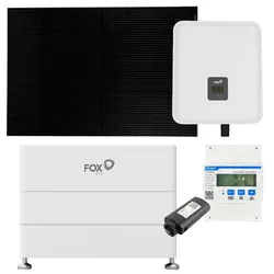 FOX ESS H3 10kWp 0% MwSt §12 III UstG PV Komplettanlage mit Glas-Glas Modulen un...