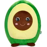 squishbrubies Anna die Avocado - 35 cm Kuscheltier - Superweiches Plüsch Stofftier zum Kuscheln, Verschenken und Sammeln - Grün und Braun - Grün/Gelb/Braun