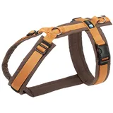 AnnyX Brustgeschirr Fun braun/bernstein Hundegeschirr Small