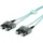 EasyLan LWL-LED-Patchkabel duplex 50/125μm OM3, SC/SC, türkis, 3 m