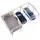 Palmako Garage Roger 19,0 + 33,2 m2 - 44 mm - mit Holztor naturbelassen