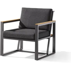 Sieger Havanna 1-Sitzer Loungesessel - Eisengrau