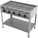 ChattenGlut Gasbräter 5-flammig 980 x 530 x 800 cm Edelstahl inkl. Rost