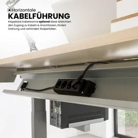 bümö Schreibtisch XMKA Graphit