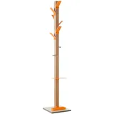 Paperflow Kleiderständer easyCloth Wood Range Modell A PECPP.05 orange Holz 8 Haken 32,0 x 178,0 cm