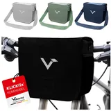 Valkental Front Pack Lenkertasche schwarz