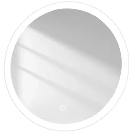 EMKE Emke, Rund Badezimmerspiegel 60cm Badspiegel mit Beschlagfrei WarmweißesKaltweißesNeutrales Licht Touch-Schalter