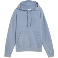 Puma Essentials Elevated Relaxed Wash Hoodie Blau XL