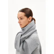 ARMEDANGELS Unisex Schal aus Merino-Wolle CLAASAS Light Grey Melange - Einheitsgröße