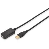 Digitus USB-A auf USB-A 5 m Schwarz