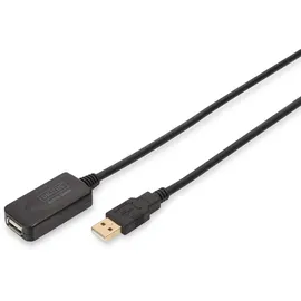 Digitus USB-A auf USB-A 5 m Schwarz