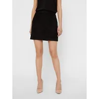 Vero Moda Lederimitatrock »VMDONNADINA FAUXSUEDE SHORT SKIRT«, schwarz