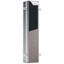 Emco asis Plus Unterputz-WC-Modul 975611011 Aluminium, 803 mm, Tür befliesbar Türanschlag rechts