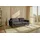 Home Affaire 3-Sitzer HOME AFFAIRE "Maxi-Ausführung Pinto, 236 cm, Cord, Chenille, Lederoptik", grau (dunkelgrau), B:236cm H:85cm T:97cm, 100% Polyester, Sofas, mit Keder, schwarze Metallfüße, Wellenunterfederung