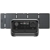 ECOFLOW RIVER 3 Plus Tragbare Powerstation & 45 W Solarpanel, 286 Wh LFP Batterie