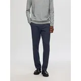 Selected SLH175-SLIM MILES BRUSHED Chinohose Blau 38 32