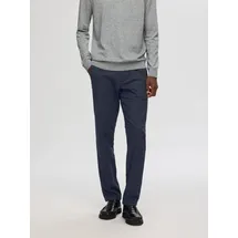 Selected SLH175-SLIM MILES BRUSHED Chinohose Blau 38 32