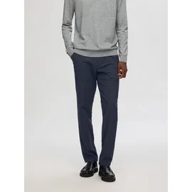 Selected SLH175-SLIM MILES BRUSHED Chinohose Blau 38 32