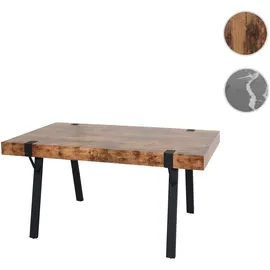 Mendler HWC-L54 150 x 75 x 90 cm dunkle Wildeiche