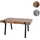 Mendler HWC-L54 150 x 75 x 90 cm dunkle Wildeiche