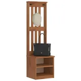 vidaXL Garderobenständer SANDENS 45x40x159,5 cm Massivholz Kiefer