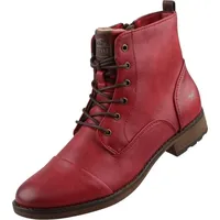 Mustang Damen Stiefeletten Rot - Rot - 43