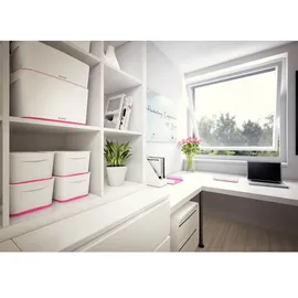 Leitz MyBox Aufbewahrungsbox 38,5 x 31,8 x 19,8 cm 1-tlg. weiß/pink