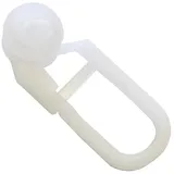 GARDINIA Rollringe Weiß 50-er Pack