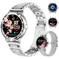 Vornix Smartwatch Damen, mit Anruffunktion Smartwatch (Fitnessuhr mit Telefonfunktion/WhatsApp Notiz,Smartwatch Fitness Tracker Uhr IP68 Wasserdicht,1.2" HD Voll Touchscreen Fitnessuhr Tracker mit Blutsauerstoff/Pulsmesser/Sportuhr/Schrittzähler/Schlafmonitor Aktivitätstracker usw für iOS/Android Uhren Watch cm) silberfarben