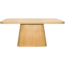 Oviala Skandinavischer rechteckiger Esstisch 180 cm heller Holzeffekt