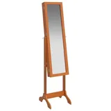 furnicato Wandspiegel Standspiegel 34x37x146 cm (1-St) braun