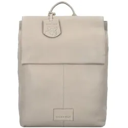 Burkely Soft Skylar Rucksack Leder 40 cm Laptopfach generous grey