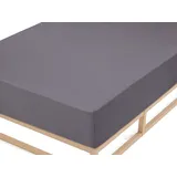 biberna 0012344 Frottee-Stretch 140 x 200 - 160 x 200 cm silber/grau