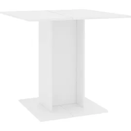 vidaXL Esstisch 80 x 75 x 80 cm weiß