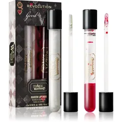 Makeup Revolution X Alice in Wonderland Set für Lippen Farbton The Queens Lip Duo 1 St.