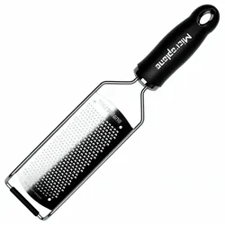 Microplane »Gourmet Serie« feine Klinge Küchenreibe kratzfester Kuststofffuß