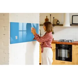 Tulup Magnettafel 120 x 60 cm Blau