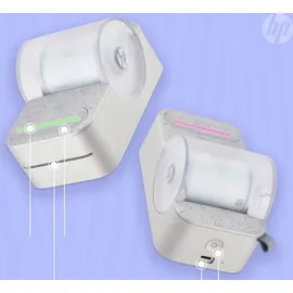 HP Sprocket Panorama Biała (313.58 dpi), Etikettendrucker Grau