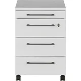 Germania Rollcontainer Agenda Office lichtgrau 4 Auszüge 42,0 x 49,0 x 61,0 cm