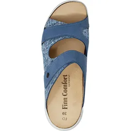 Finn Comfort FinnComfort Palau Sky/Cielo (hellblau) - Pantolette - Marken, Blau, leder (ariell/nubuk), für Damen, blau, Größe 40 EU