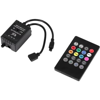 Rgb Controller 12V 20 Tasten Ir Fernbedienung Sound Sensor Controller Tragbare Infrarot Fernbedienung Led Music Controller Andere Haushalt Täglicher Gebrauch Andere Haushalt Alltag