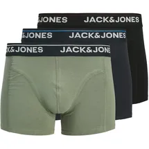 JACK & JONES JACTIMOTHY SOLID TRUNKS schwarz/blue XL 3er Pack