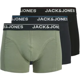 JACK & JONES JACTIMOTHY SOLID TRUNKS schwarz/blue XL 3er Pack