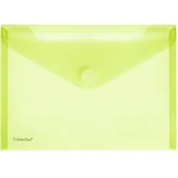 FolderSys PP-Umschlag A5quer gelb transparent