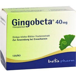 Gingobeta 40 mg Filmtabletten