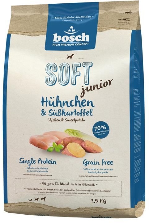 Bosch Soft Junior Hühnchen & Süßkartoffel 2,5 kg