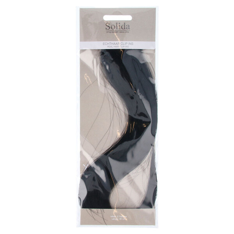Solida Bel Hair Clip Echthaar 7-schwarz