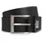 Herrengürtel Leder schwarz 80 cm