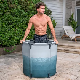 BESTWAY Lay-Z-Spa Eisbad Glacial Dip mit Filterpumpe Ø 90 x 80 cm
