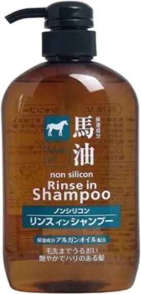 Kumano Pferdeöl silikonfreies 2-in-1-Shampoo 600 ml